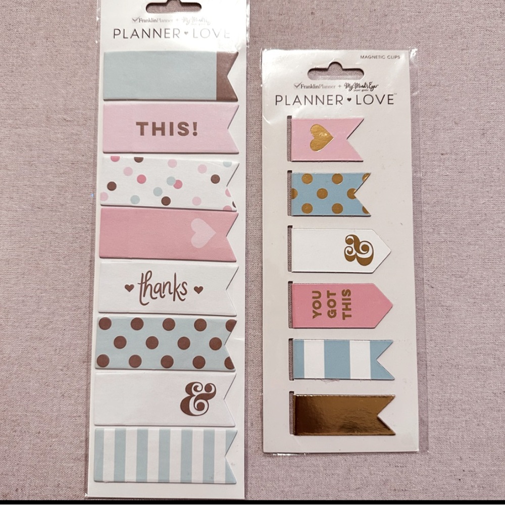 My Mind’s Eye | Planner Set | Mint & Pink - Picture 6 of 6